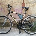 Una delle biciclette recuperate