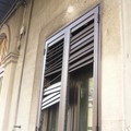 L'incendio avvenuto in via Lupis