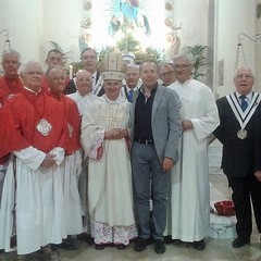 La prima visita del vescovo Cornacchia alla chiesa dello Spirito Santo