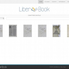 Lo screenshot della piattaforma con i libri pregiati