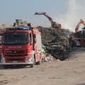 L'incendio alla discarica di San Pietro Pago