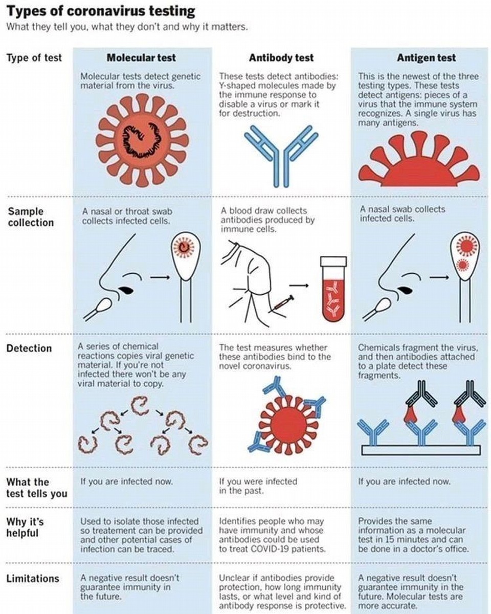 Types of Coronavirus testing