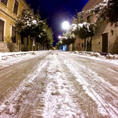 Corso Dante innevato