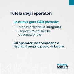Il sunto in quadri proposto dal Sindaco