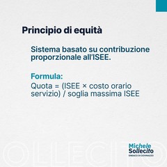 Il sunto in quadri proposto dal Sindaco
