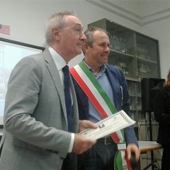 Francesco Altomare con il Sindaco Tommaso Depalma