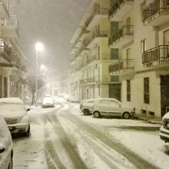 Via Sanseverino innevata