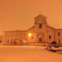 Il profilo di San Domenico sotto la tormenta