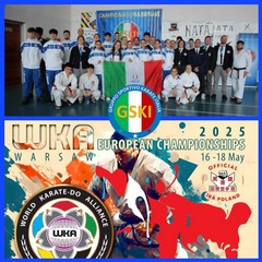 Gli atleti della scuola Shinjukan Dojo pronti a partire per Varsavia
