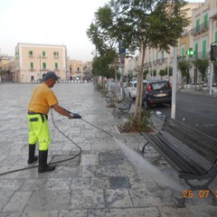 Lavaggio strade Giovinazzo