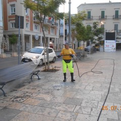 Lavaggio strade Giovinazzo