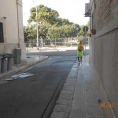 Lavaggio strade Giovinazzo