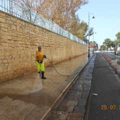 Lavaggio strade Giovinazzo