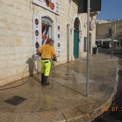 Lavaggio strade Giovinazzo
