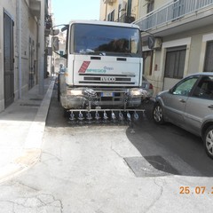 Lavaggio strade Giovinazzo