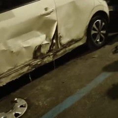 Carambola fra auto di notte in via Molfetta, sei quelle danneggiate