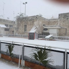 Neve nell'Oratorio San Giovanni Paolo II