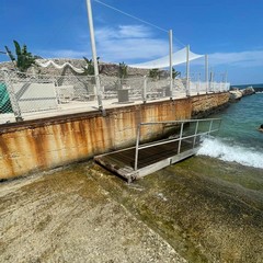 rampa di accesso al mare