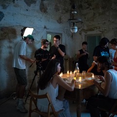 Sul set del cortometraggio di Spadavecchia