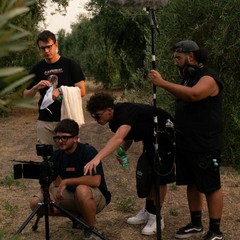 Sul set del cortometraggio di Spadavecchia