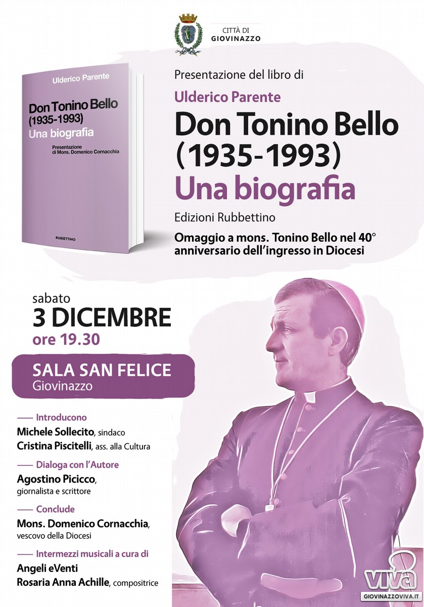 Locandina evento don Tonino Bello