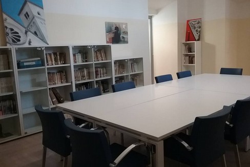 La sala lettura della 