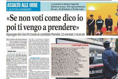 L'articolo della Gazzetta del Mezzogiorno