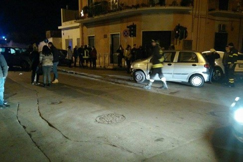 L'incidente lungo via Molfetta