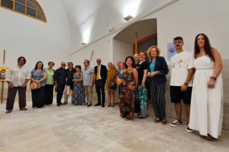 Inaugurazione mostra. <span>Foto Marzia Morva</span>