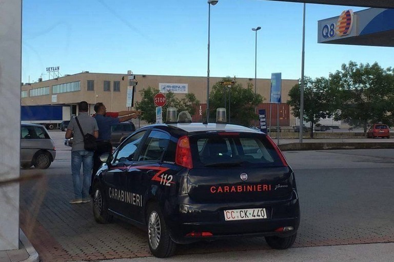 I rilievi dei Carabinieri