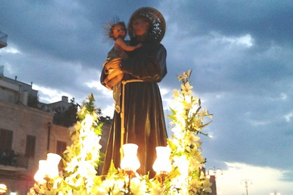 La statua di Sant'Antonio di Padova. <span>Foto Gianluca Battista</span>