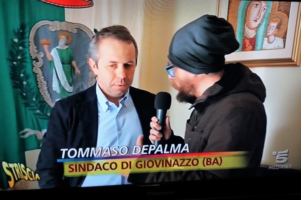 Tommaso Depalma risponde a Pinuccio. <span>Foto Gianluca Battista</span>