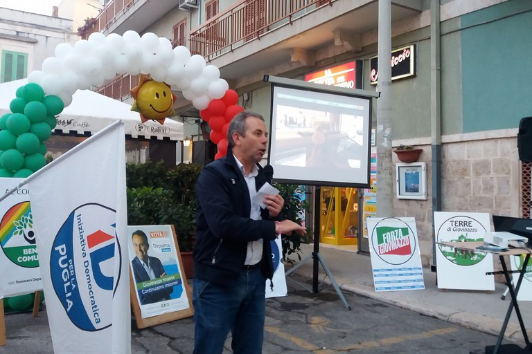 Tommaso Depalma in via Gioia