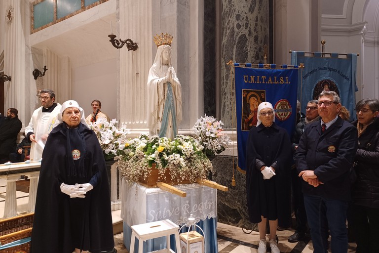 Simulacro della Madonna di Lourdes a Giovinazzo. <span>Foto Gianluca Battista</span>