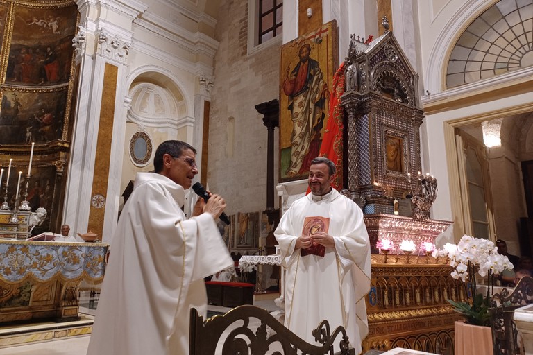 Padre Francesco Depalo e don Cesare Pisani. <span>Foto Gianluca Battista</span>