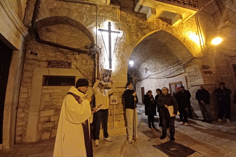 Via crucis. <span>Foto Gianluca Battista</span>