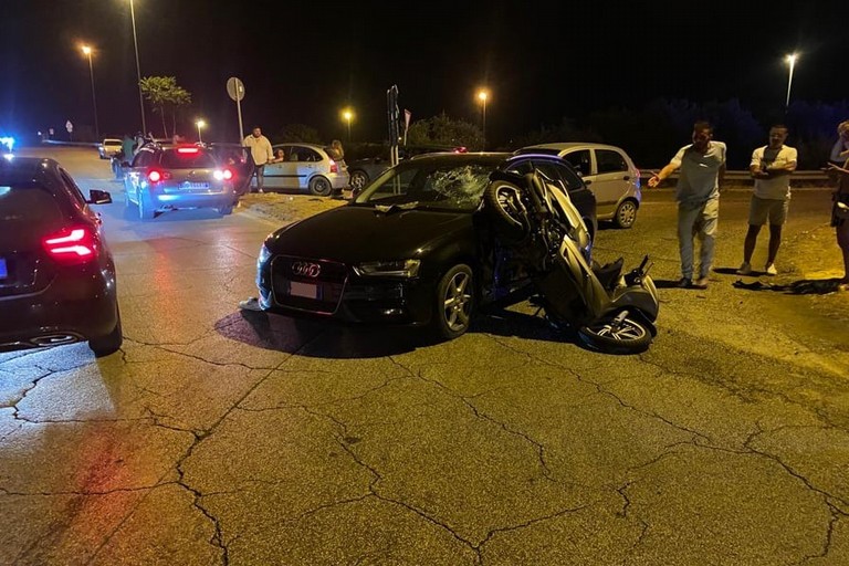 L'incidente stradale avvenuto sulla strada provinciale 88