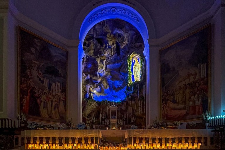 Madonna di Lourdes - grotta Sant'Agostino. <span>Foto Michele Illuzzi</span>