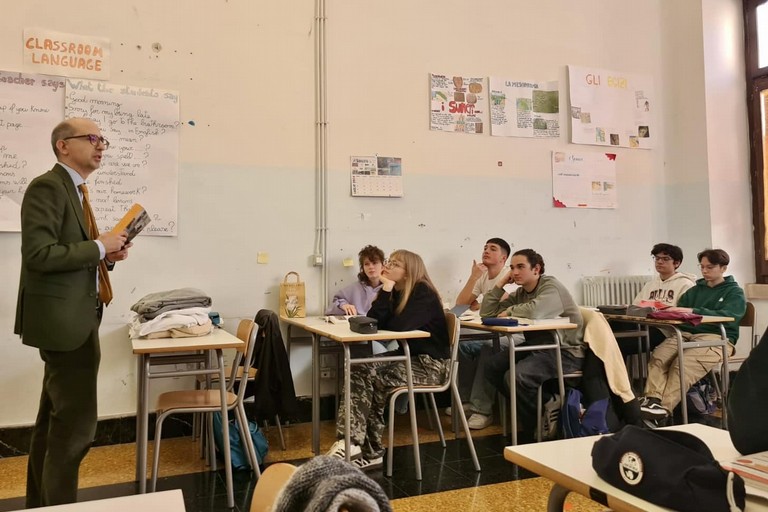 Lezione su Balzac agli studenti dello 