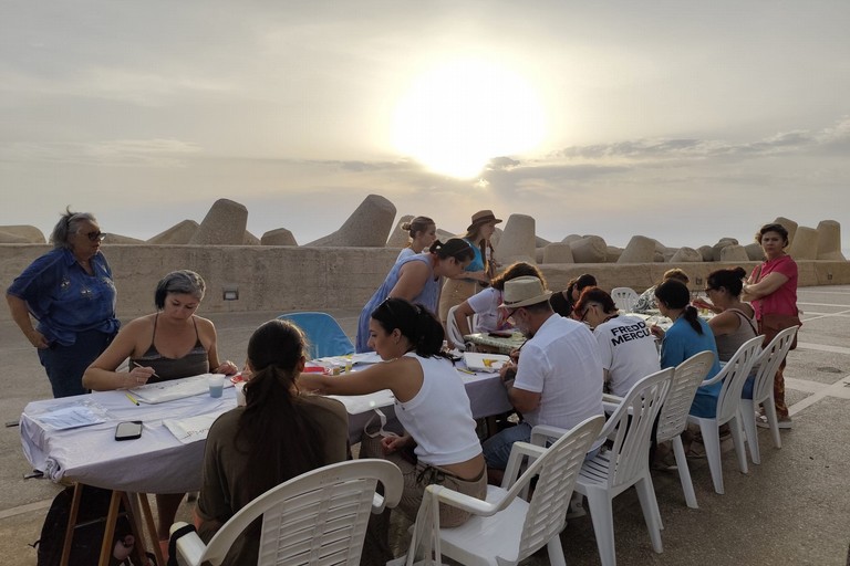 Arte all'alba. <span>Foto Pro Loco Giovinazzo </span>