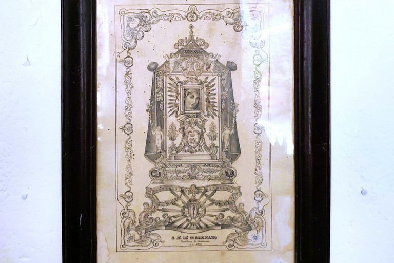 Stampa con edicola votiva