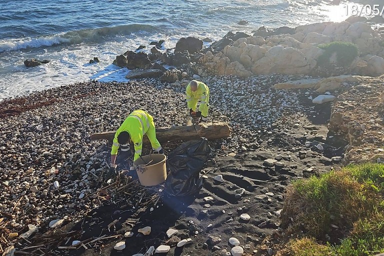 Pulizia spiagge. <span>Foto Comune di Giovinazzo </span>