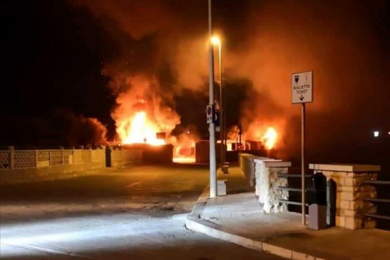 L'incendio al Terrazzino