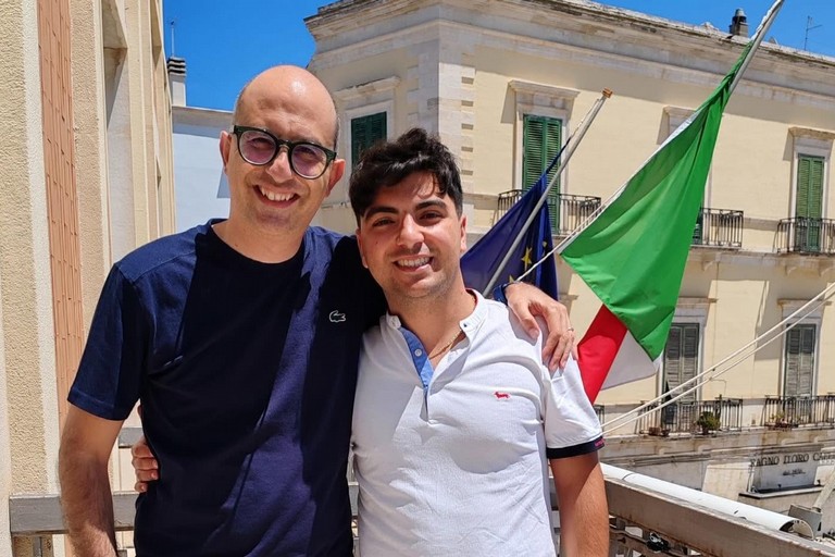 Michele Sollecito e Domenico Goffredo. <span>Foto Staff sindaco </span>