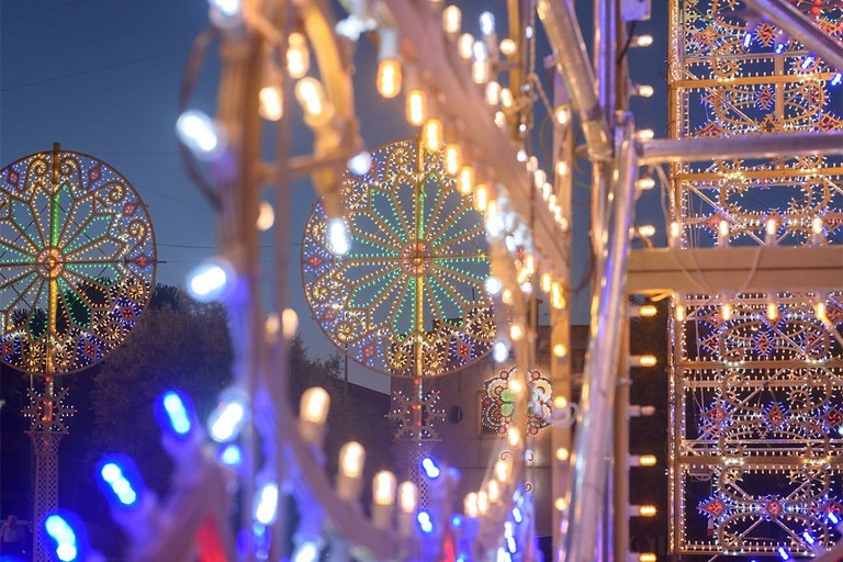 Luminarie Sacro Cuore di Gesù. <span>Foto Giuseppe Palmiotto </span>