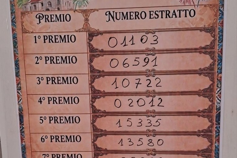 Lotteria Festa Patronale