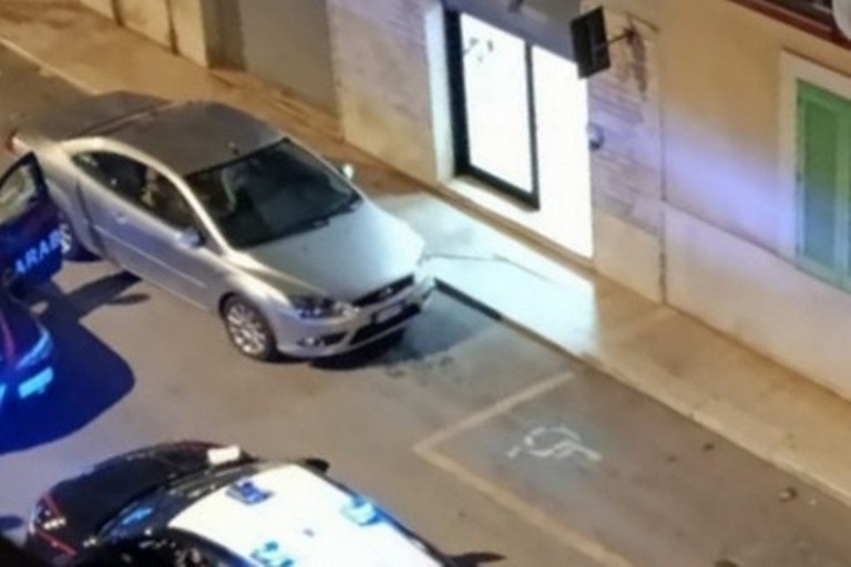 L'intervento dei Carabinieri