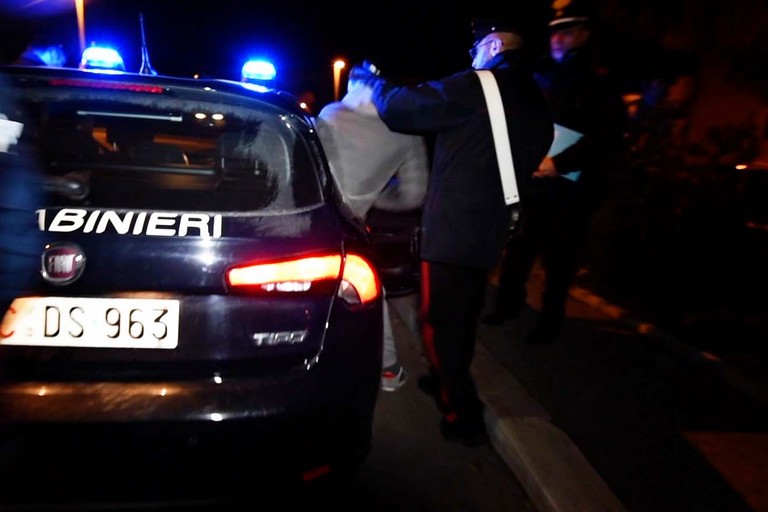 L'arresto dei Carabinieri