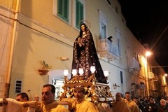 Ieri sera la processione dell'Addolorata (FOTO)