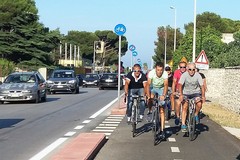 Vincenzo Nibali ha inaugurato la ciclovia "Franco Ballerini" (FOTO)